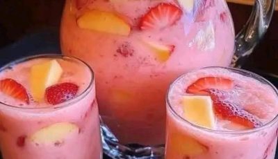 Strawberry Apple Cider Punch