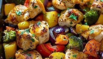 Healthy Roasted Chicken & Veggies