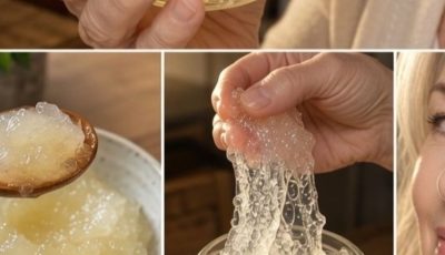 homemade flaxseed and aloe vera skin gel.