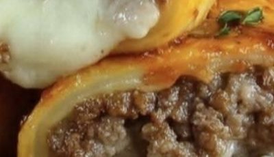 Garlic Butter Cheeseburger Rollups